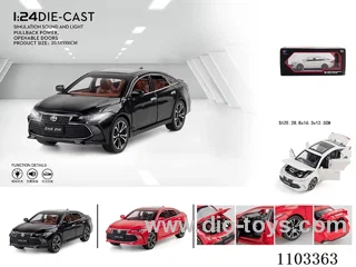 1:24 pull back alloy car W L/M