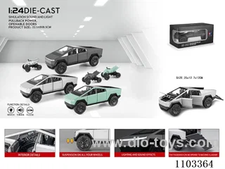 1:24 pull back alloy car W L/M