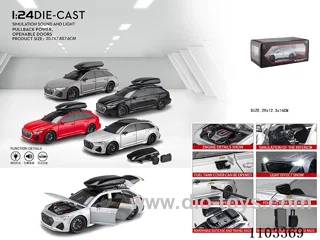 1:24 pull back car