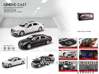 1:24 pull back alloy car W L/M