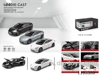 1:24 pull back alloy car W L/M