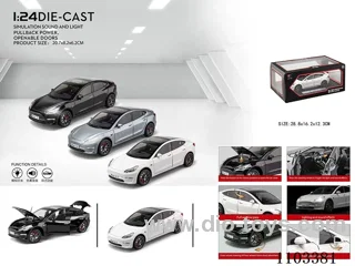 1:24 pull back Tesla Model 3 W L/M