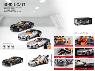 1:24 pull back alloy car W L/M