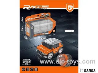 2.4G Alloy Watch RC Car with Lights (Rechargeable) in window box