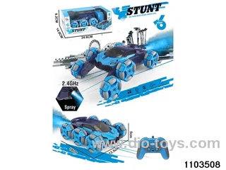 2.4G Stunt RC Car with Lights (Rechargeable) in window box