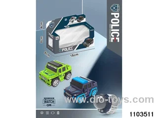 2.4G Alloy Watch RC Car with Lights (Rechargeable) in window box