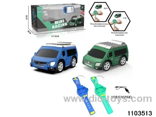 Watch RC Car with Lights (Rechargeable) in window box