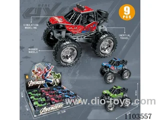 friction car 9PCS