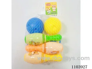 Bowling Set (6 bowling balls +2 round balls)