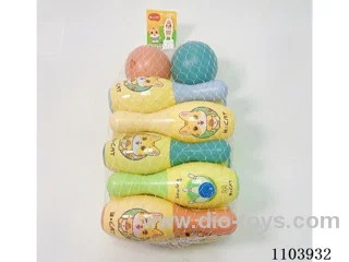 Large Bowling Set (10 bowling balls +2 round balls)