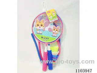 Badminton racket with anti-collision edge