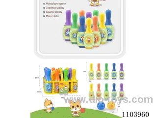Portable bowling set