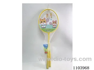 Iron ring badminton racket