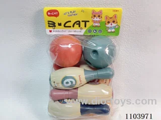 Bowling Set (6 bowling balls +2 round balls)