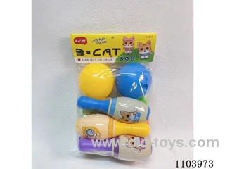 Bowling Set (6 bowling balls +2 round balls)