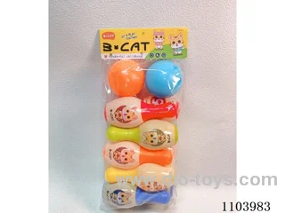 Bowling Set (10 bowling balls +2 round balls)