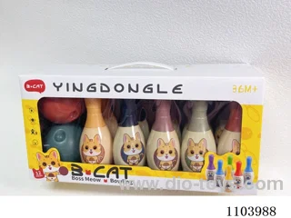 Bowling Set (10 bowling balls +2 round balls)
