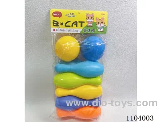 Bowling Set (10 bowling balls +2 round balls)
