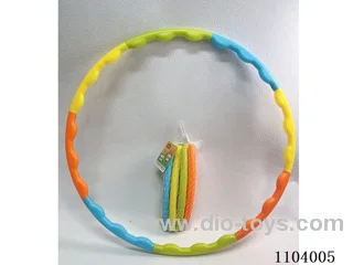 Assemble hula hoop 8 sections