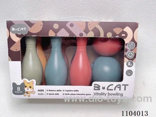 Bowling Set (6 bowling balls +2 round balls)