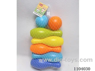Large Bowling Set (10 bowling balls +2 round balls)