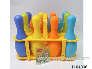 Portable bowling set