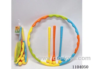 Golf + Hula hoop +3 round balls
