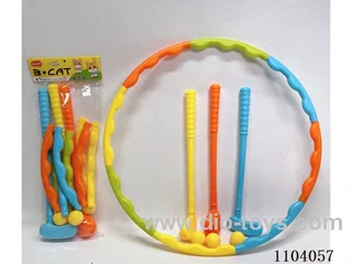 Golf + Hula hoop +3 round balls
