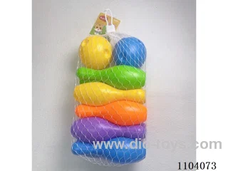 Bowling Set (10 bowling balls +2 round balls)