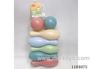 Large Bowling Set (10 bowling balls +2 round balls)