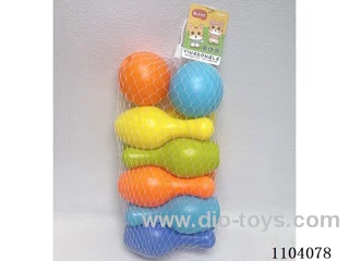 Bowling Set (10 bowling balls +2 round balls)