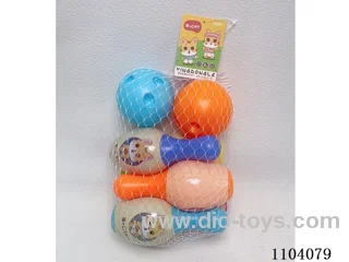 Bowling Set (6 bowling balls +2 round balls)