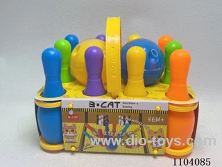 Small portable bowling set