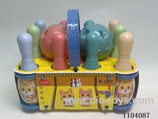 Small portable bowling set