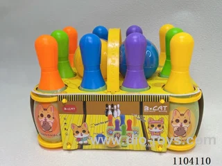 Portable bowling set