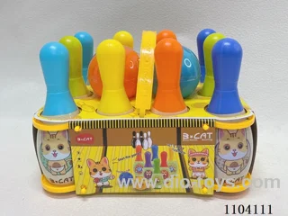 Portable bowling set