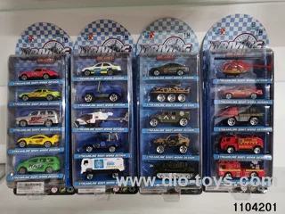 Alloy Sliding Car in Blister card