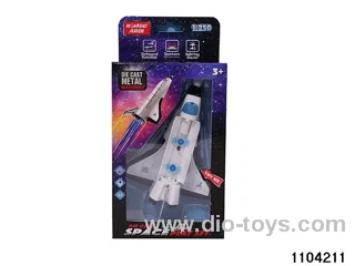 Alloy pull back Aircraft W L/M in window box