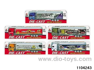 Alloy Skidding Container Car in window box