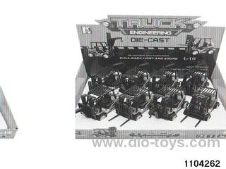 Pull Back Alloy Car W L/M(Electricity Included) in display box
