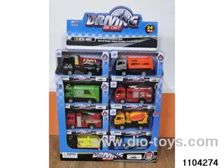 1:55 Pull Back Alloy Car in display box