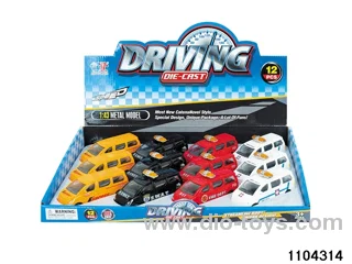 1:43 Pull back Car in display box