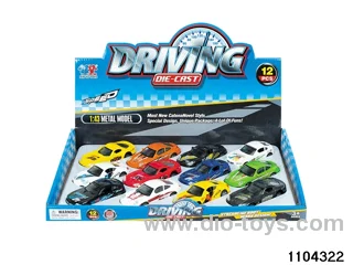 1:43 Pull back Car in display box