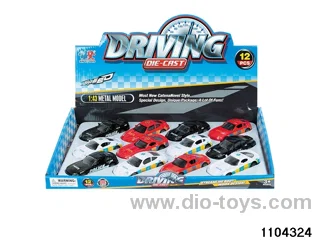 1:43 Pull back Car in display box
