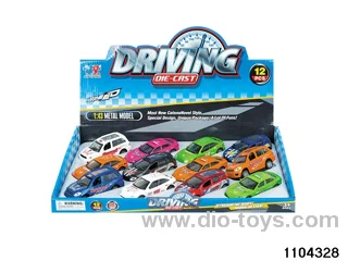1:43 Pull back Car in display box