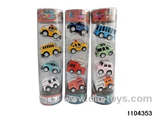 Alloy Pull Back Car in PVC Tin