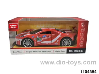 1:24 Alloy Pull Back Car (Included Electricity) in window box