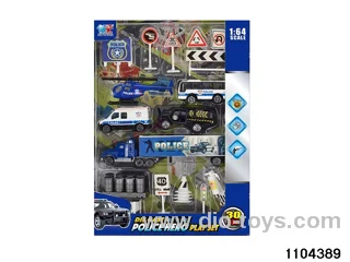 30pcs Police Combination in window box