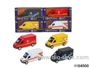 1:36 Alloy Pull Back Car in window box