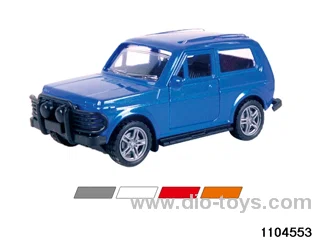 1:32 Alloy Pull Back Car in window box